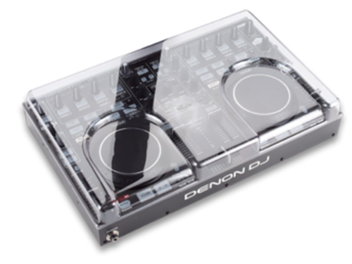 Decksaver smoked and clear cover for Denon MC3000 DJ controller, durable protective dust and splash cover.