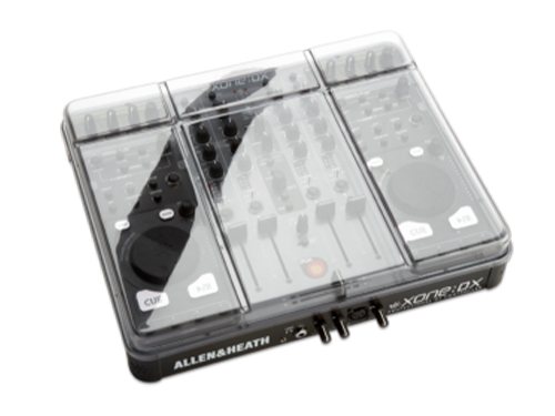 Decksaver Allen & Heath DX polycarbonate cover for DJ controller, providing protection and durability for the device.