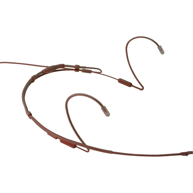 Point Source CO2-8WD-XSE-BR SERIES8 Dual Omni Headset Mic, Brown (Sennheiser 3.5 mm locking)