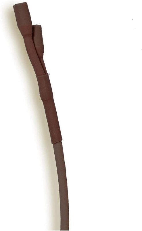 Point Source CO2-8WLP-XSK-BR SERIES8 Dual Omni Lavalier Mic, Brown (Lemo-style for Sennheiser SK, Zaxcom, Wisycom, Shure)