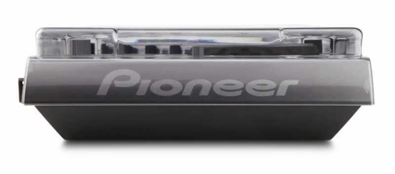 Decksaver Pioneer DDJ-T1 DJ controller cover in black, durable plastic protective case for Pioneer DDJ-T1 DJ controller.