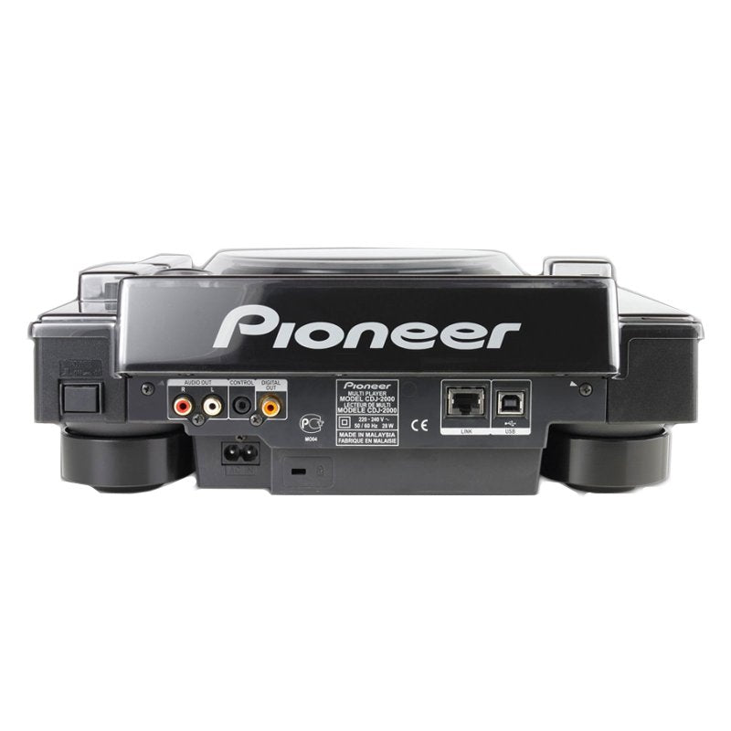 Decksaver Pioneer CDJ-2000 Nexus cover showing a durable black plastic case designed to protect DJ equipment.