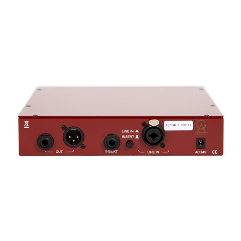 Golden Age Project EQ73MK2 1-channel 3-band EQ with Half-rack Chassis, Class A Signal Path, and Stepped Controls