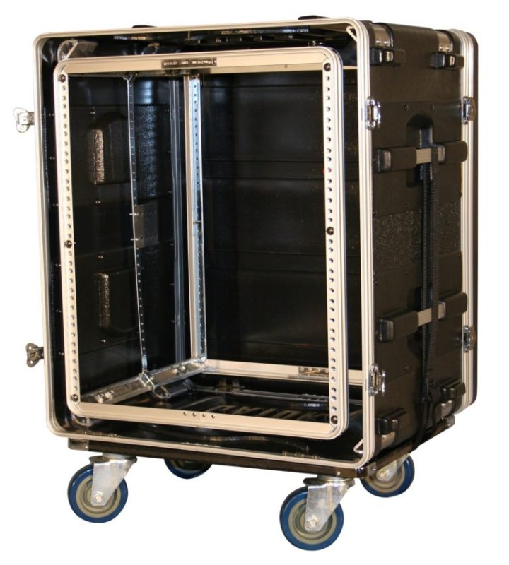 Gator GSHOCK12L Z 12U ShockMount Rack Molded Polyethylene Series Shock Rack