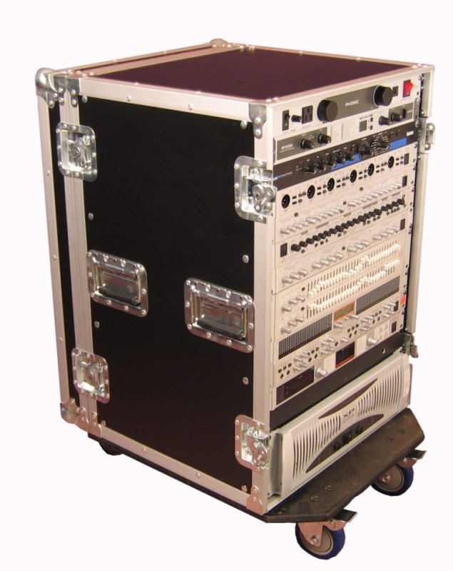 Gator GTOUR-16U-CAST G-Tour Series Fixed Casters Rack Case