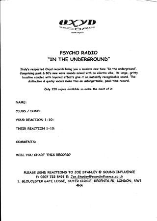 In The Underground | Rectangle Triangle