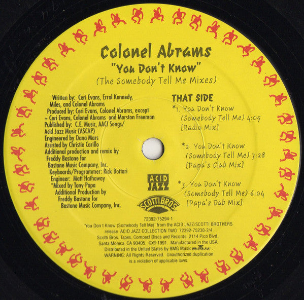 You Don't Know (The Somebody Tell Me Mixes)