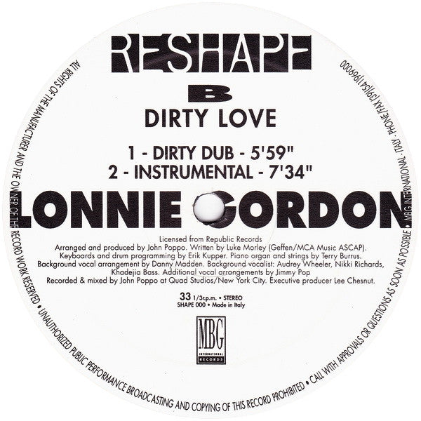 Dirty Love | Rectangle Triangle