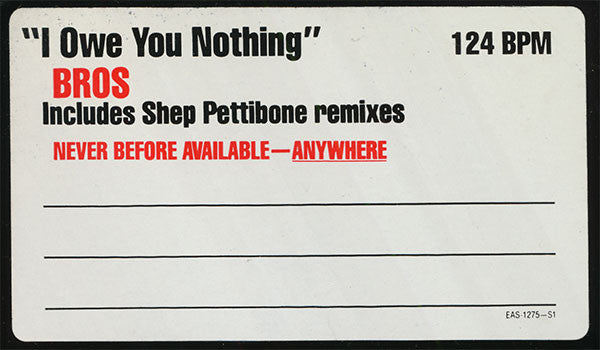 I Owe You Nothing | Rectangle Triangle