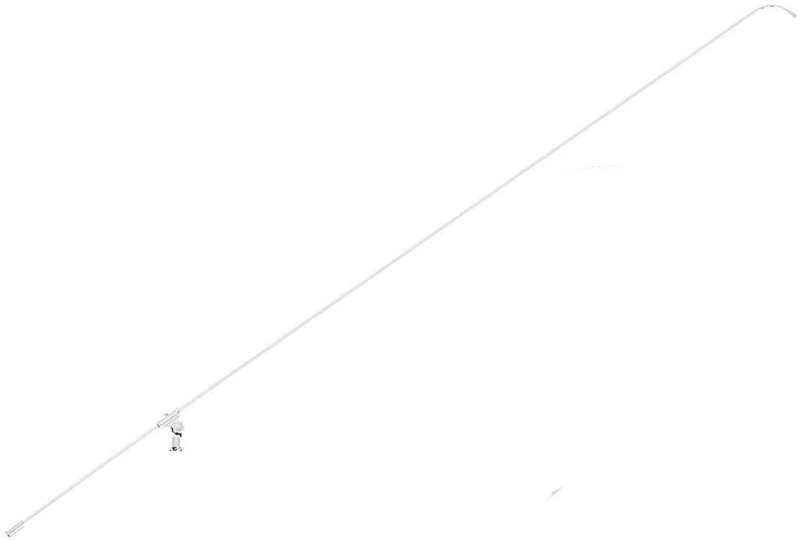 Audix MB8450WHC 84" Carbon Fiber Boom With M1250BHC Microphone, Clutch Assembly And Cable, White