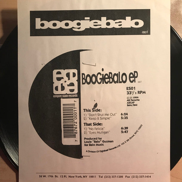 Boogiebalo EP | Rectangle Triangle