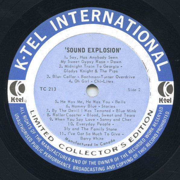 Sound Explosion 22 Original Hits Original Stars | Rectangle Triangle