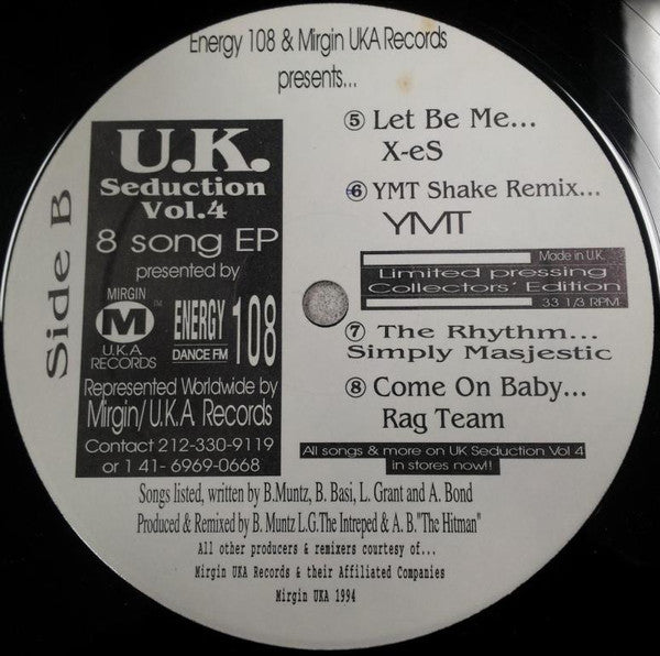 Energy 108 & Mirgin UKA Records Presents U.K. Seduction Vol. 4 | Rectangle Triangle
