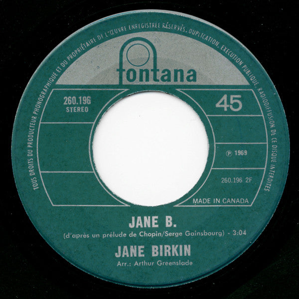 Je T'aime...Moi Non Plus / Jane B. | Rectangle Triangle