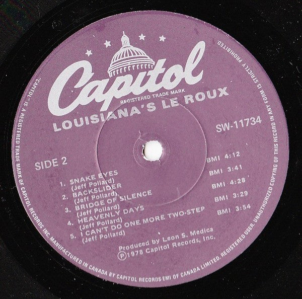 Louisiana's Le Roux | Rectangle Triangle