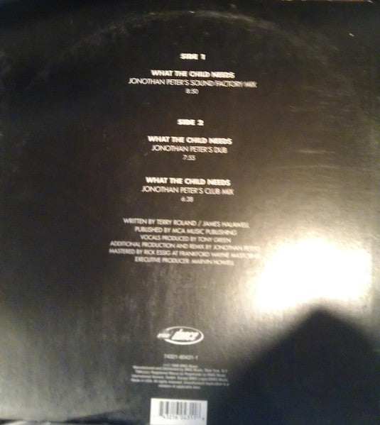 What The Child Needs (The Jonothan Peters Mixes) | Rectangle Triangle