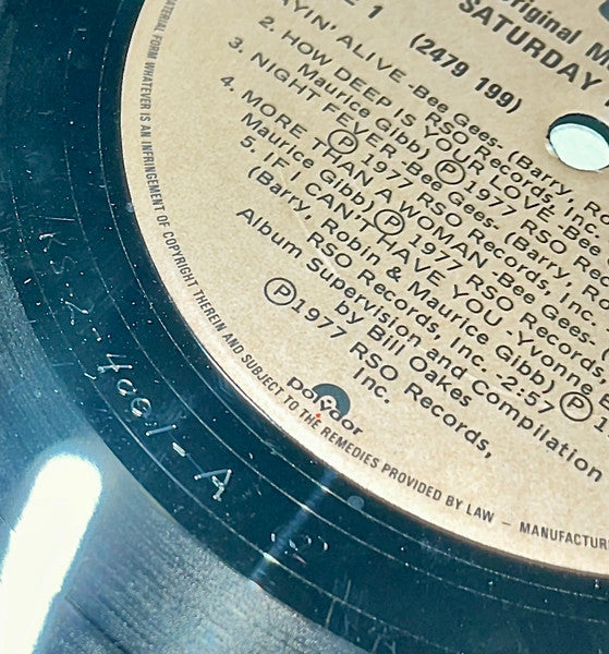 Saturday Night Fever (The Original Movie Sound Track) | Rectangle Triangle