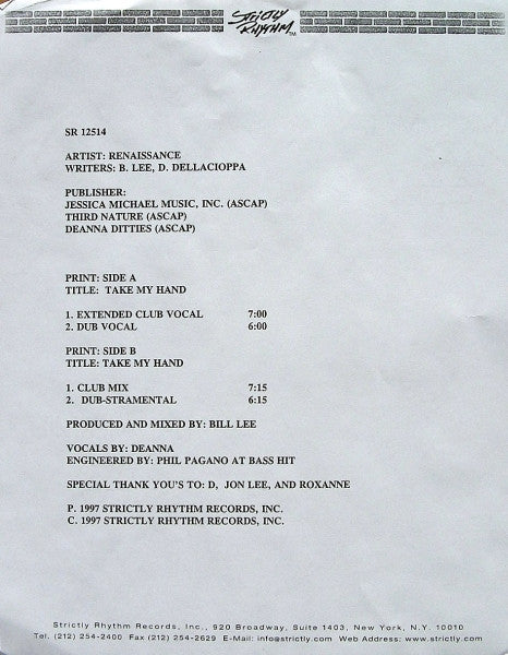 Take My Hand | Rectangle Triangle