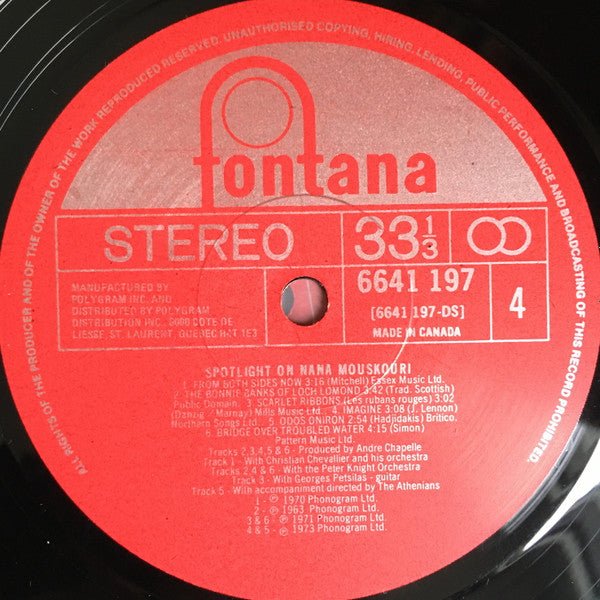 Spotlight On Nana Mouskouri | Rectangle Triangle
