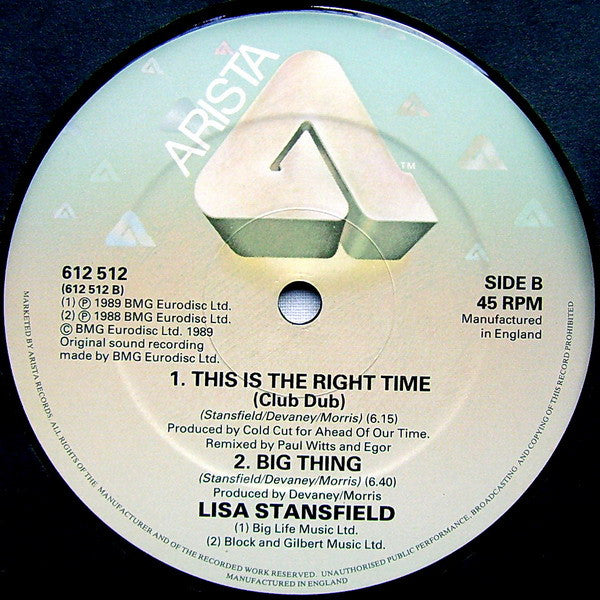 This Is The Right Time (Kick Mix)