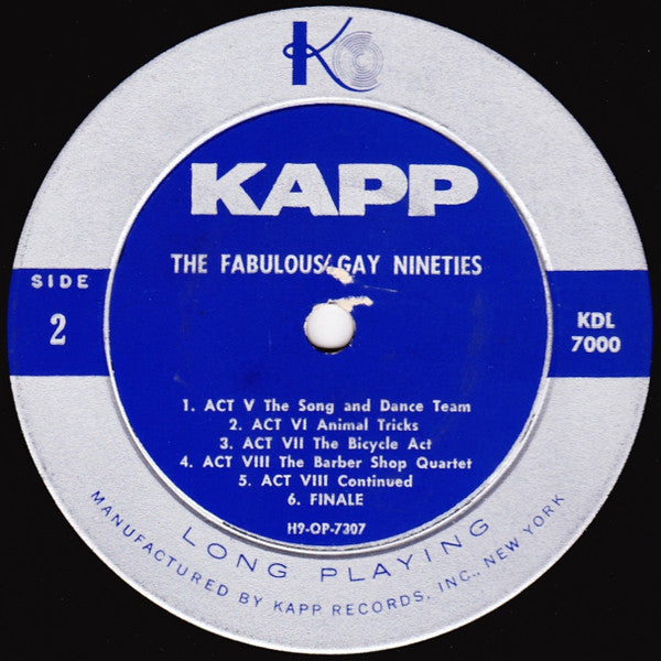 Songs Of The Fabulous Gay Nineties | Rectangle Triangle