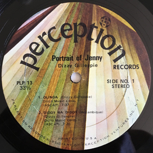 Dizzy Gillespie - Portrait Of Jenny (LP) (Very Good Plus (VG+)) 