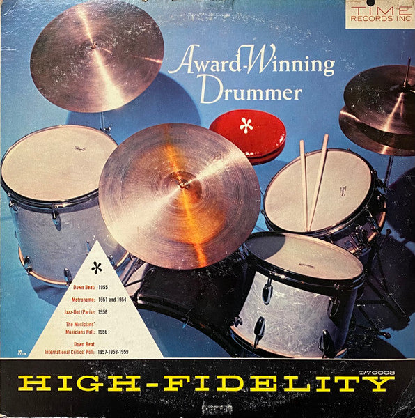 Max Roach - Award-Winning Drummer (LP) (Very Good Plus (VG+)) | Rectangle Triangle | Media Condition: Very Good Plus (VG+)
Sleeve Condition: Good Plus (G+)


 

Notes:

White label w 