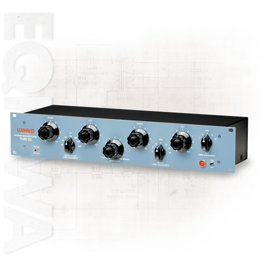 Warm Audio 1-channel, 2-band Tube EQ with Transformer-balanced I/O Classic Vintage Pultec Style Tube Equalizer