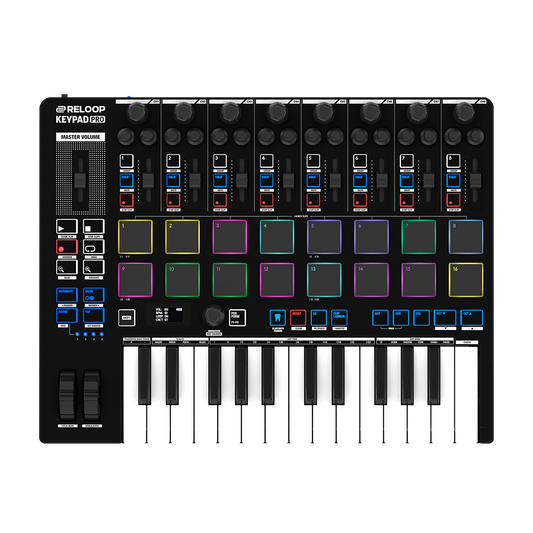 Reloop 25-Key DAW Workstation MIDI Controller with Bluetooth