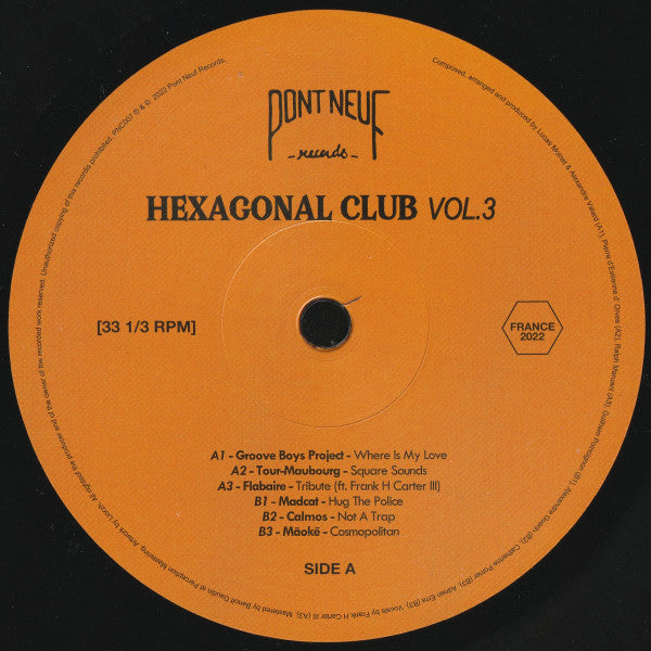 Various - Hexagonal Club Vol. 3 (3x12") (Mint (M)) 
