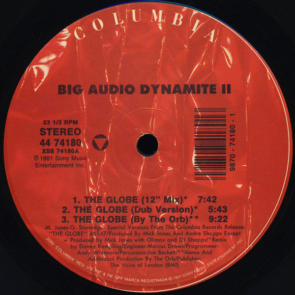 Big Audio Dynamite II - The Globe (12") (Mint (M)) 
