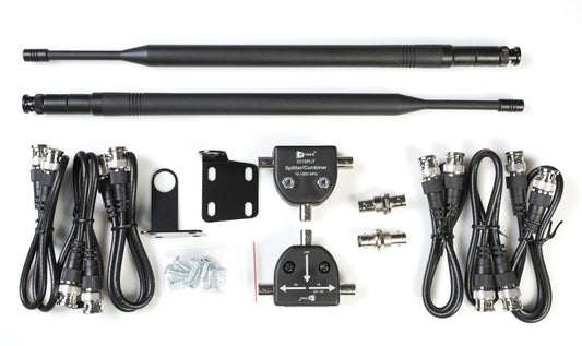 RF Venue 470T530-KIT 2 Channel Remote Antenna Kit For Wireless Microphones (470-530 MHz)