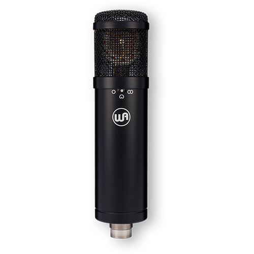 Warm Audio Large-diaphragm FET Condenser Microphone with 3 Polar Patterns, Black