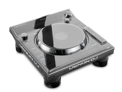Decksaver cover for Denon DJ LC6000, clear protective CDJ cover designed for DJ equipment.