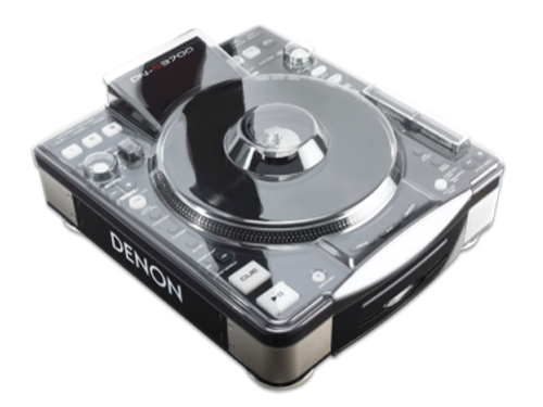 Decksaver Denon DN-S3700 CDJ cover protecting DJ equipment, made of durable transparent plastic for safe storage and transport