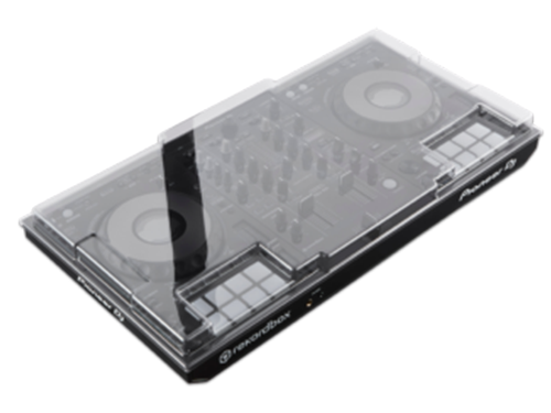 Decksaver Pioneer DDJ-800 DJ controller cover in black, protective plastic case with cutouts for controls and ports.