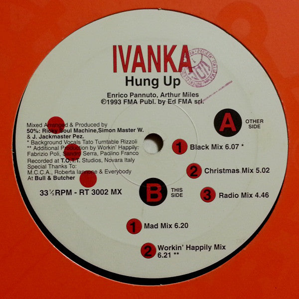 Ivanka - Hung Up (12") (Very Good Plus (VG+)) 