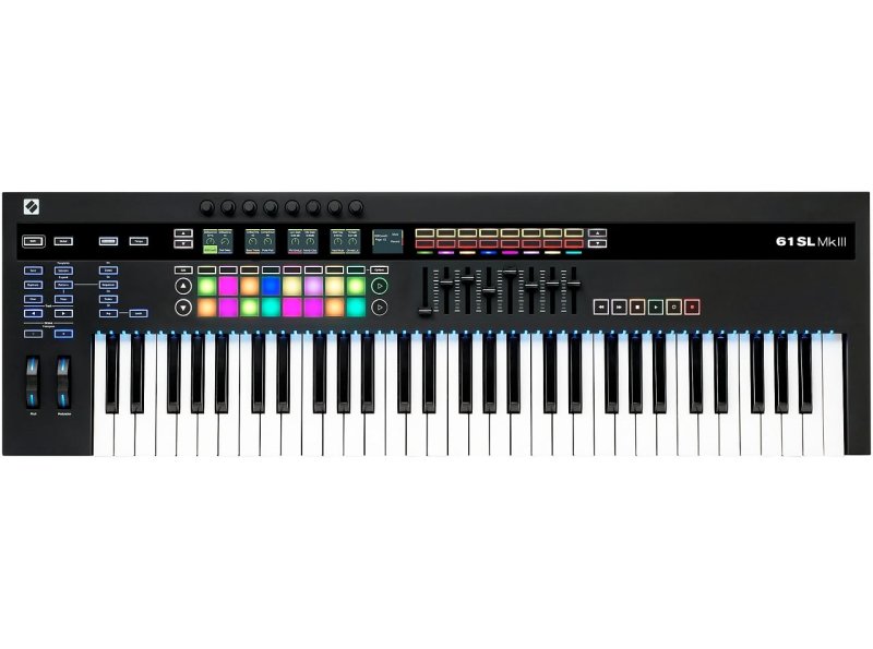 Novation 61SL-MK3 61-key SL Keyboard Controller with Semi-weighted Keys 