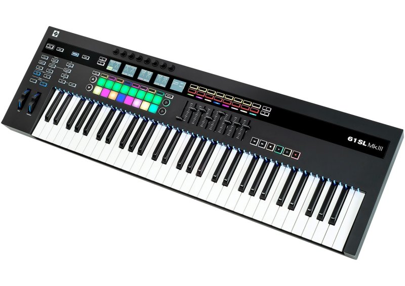 Novation 61SL-MK3 61-key SL Keyboard Controller with Semi-weighted Keys 