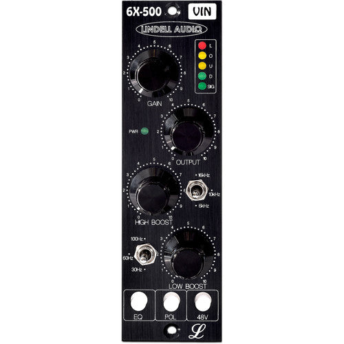 Lindell Audio 6X500VIN 1-Channel Transformer Coupled Mic Preamp / EQ 
