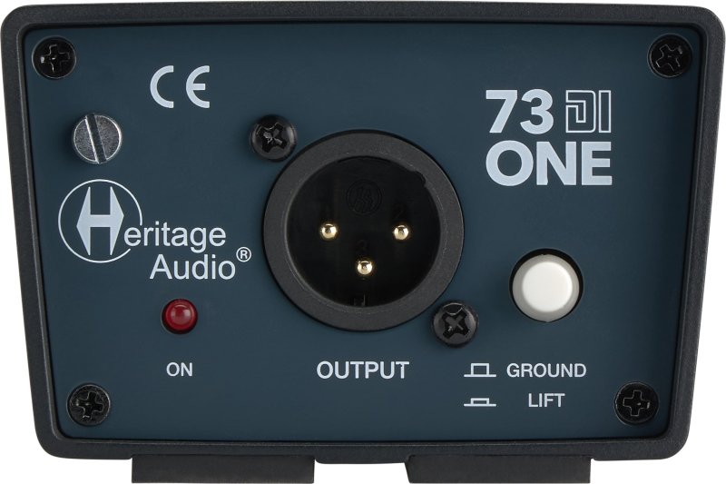 Heritage Audio 73-DI-ONE Active 1-channel Vintage-style Direct Box with Ground Lift, -15dB Pad, and Thru Output
