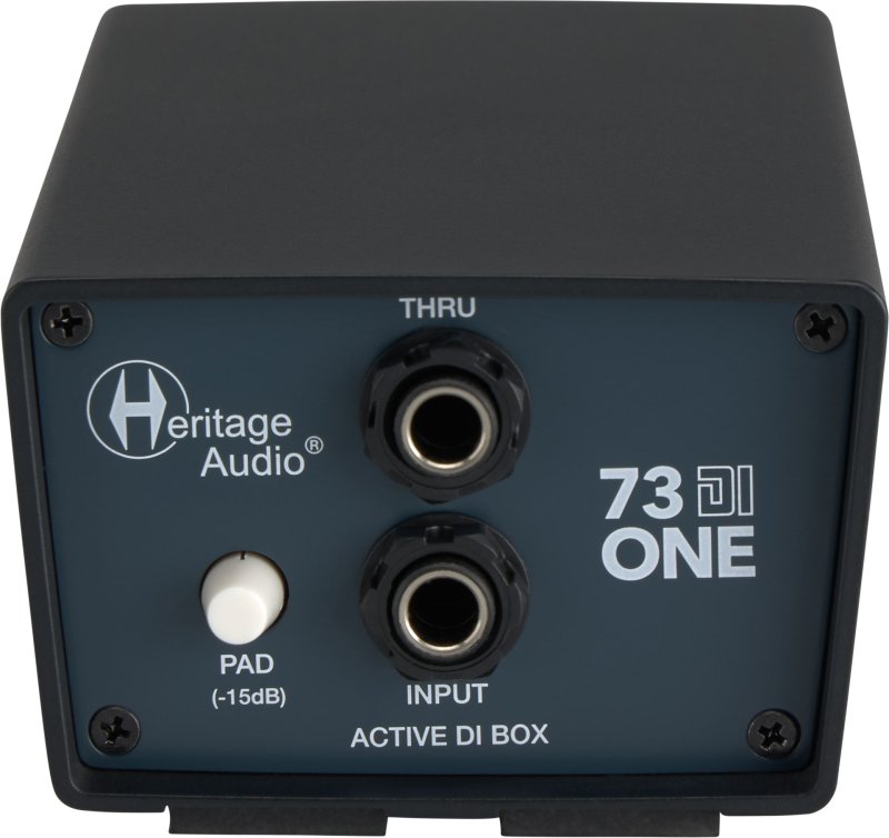 Heritage Audio 73-DI-ONE Active 1-channel Vintage-style Direct Box with Ground Lift, -15dB Pad, and Thru Output