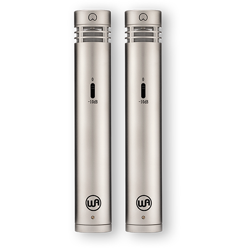 Warm Audio WA-84 Stereo Microphone Pair with Omni & Cardioid Capsules, Nickel