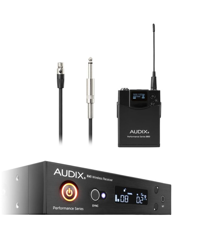 Audix AP41GUITARB Wireless Microphone System With R41 Diversity Receiver (B: 554 MHz – 586 MHz) 