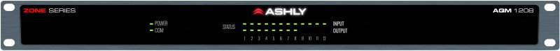 Ashly AQM-1208 12-in x 8-out AquaControl Digital Zone Mixer