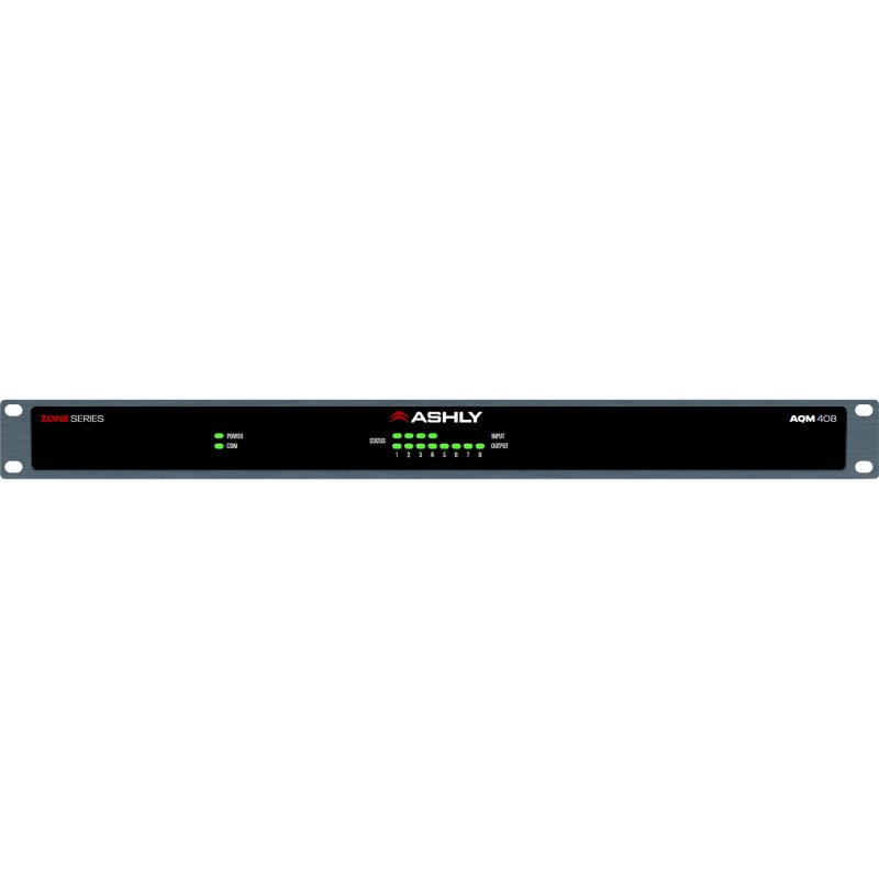 Ashly AQM-408 AquaControl DSP Advanced 4x8 Speaker Processor / Zone Mixer