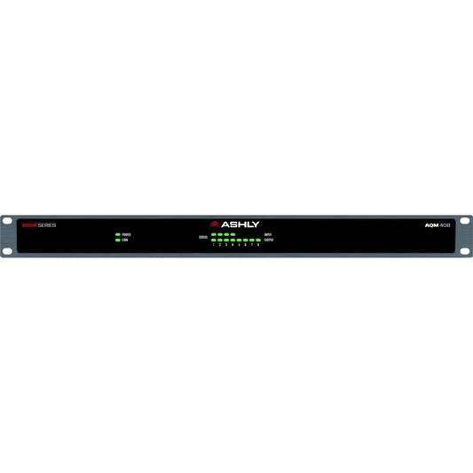Ashly AQM-408 AquaControl DSP Advanced 4x8 Speaker Processor / Zone Mixer