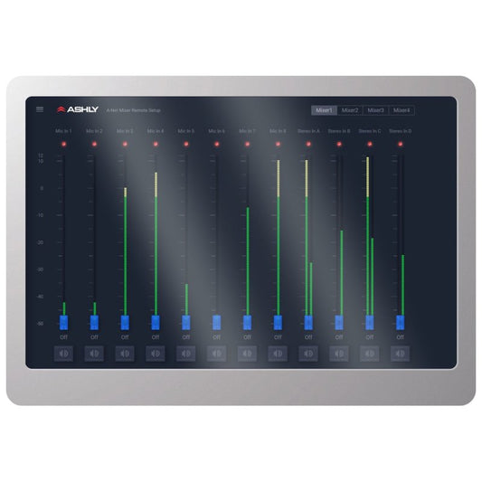Ashly AQUATOUCH-7W 7" Programmable AquaControl Touch Panel Remote, White