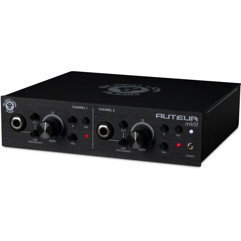 Black Lion Audio Auteur Mkiii 2-Channel Transformer-Coupled Microphone Preamplifier