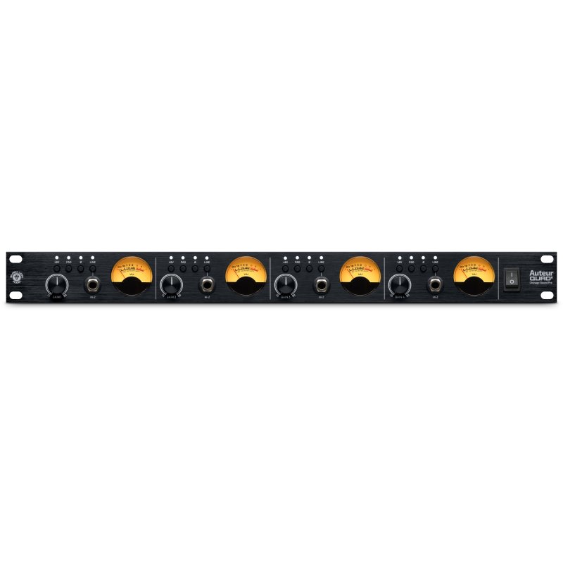 Black Lion Audio AUTEURQUAD2 4-Channel Mic/Line Preamp with DI and CineMag Transformers